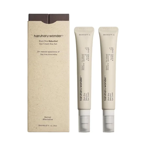 Miniatura 10 de Crema de ojos de arroz negro Bakuchiol Haruharu Wonder 0.67 fl.oz / 20ml Antienvejecimiento, cuidado de arrugas, alternativa natural al retinol