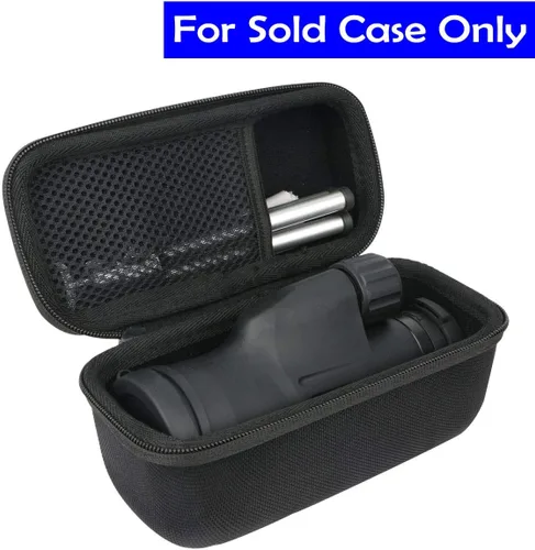 Miniatura 4 de khanka Funda de viaje rígida de repuesto para Gosky 12x55 de alta definición Monocular/Wingspan Optics Explorer High Powered 12X50 Monocular, solo