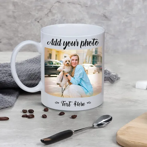 Miniatura 2 de Taza personalizada con texto de logotipo de imagen, taza de café personalizada, tazas personalizadas para café, con foto, taza de café