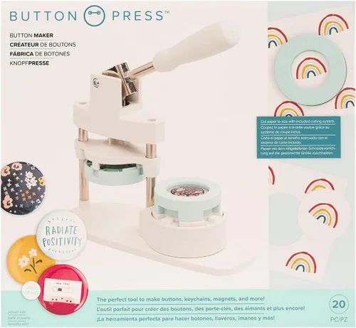 Miniatura 3 de We R Memory Keepers - Kit de presión de botones Blanco