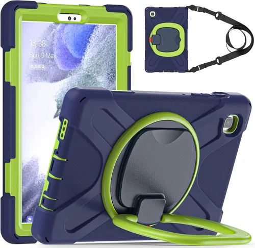Miniatura 65 de 360 Rotation Case for Galaxy Tab ActivePro/Tab Active4 Pro/Active 5 Pro 10.1" Sturdy Cover Rotate Ring Stand Shoulder Carrying Strap Hand Strap