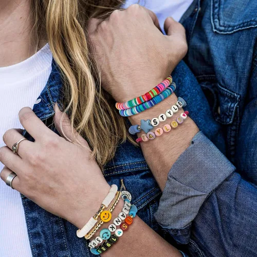 Miniatura 7 de Gpurplebud 4Pcs Taylor Bracelets Eras Tour Outfits Swiftie Lover 1989 Reputation Speak now Fearless Midnight Taylor Outfit Friendship Music Gifts