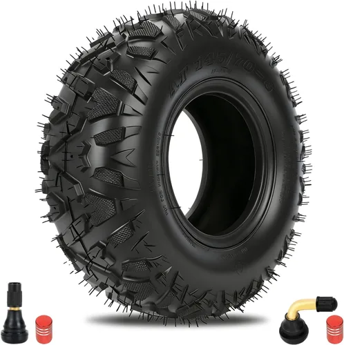 145/70-6 145 70 6 Neumático Sin Cámara Compatible con Coleman CT100U CC100X Mini Bicicleta KT196 Go Kart Baja Doodle Bug DB30 GMB100 Motovox Mega