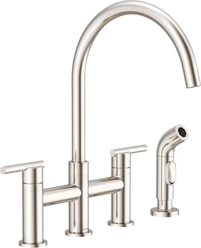 Gerber Grifo de cocina Parma de fontanería con spray Acero inoxidable