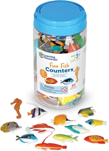 Miniatura 7 de Learning Resources - Juego de 60 figuras de peces para contar
