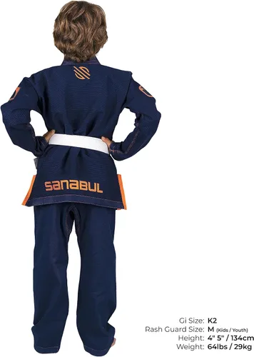 Miniatura 7 de Sanabul, Future Legend Kids - Traje de Jiu Jitsu brasileño, BJJ Gi