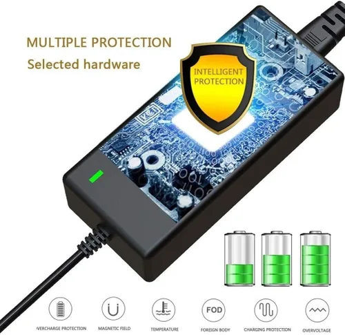 Miniatura 5 de [Ajuste verificado] Cargador de 42 V 2 A para iScooter, isinwheel (36 V), compatible con iScooter i9, i9 Pro, i8, i8L e isinwheel U1, M10, S9 Pro