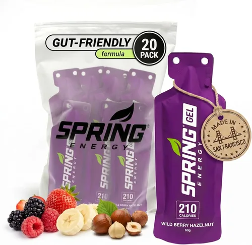 SPRING Energy- Speednut con Cafeína (50 mg) Vegano 250kcal - 20 Ct - Nutrición Deportiva