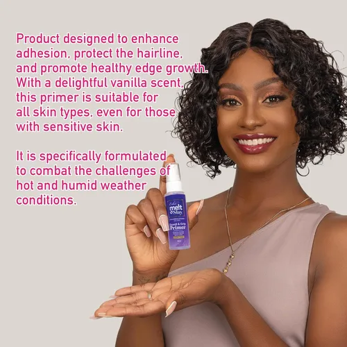Miniatura 6 de Esha Melt N Slay Guard & Grip Primer - Colágeno, aceite de fruta de oliva, infusión de vitamina E - Mejora y protege tu piel - Mejora la adherencia