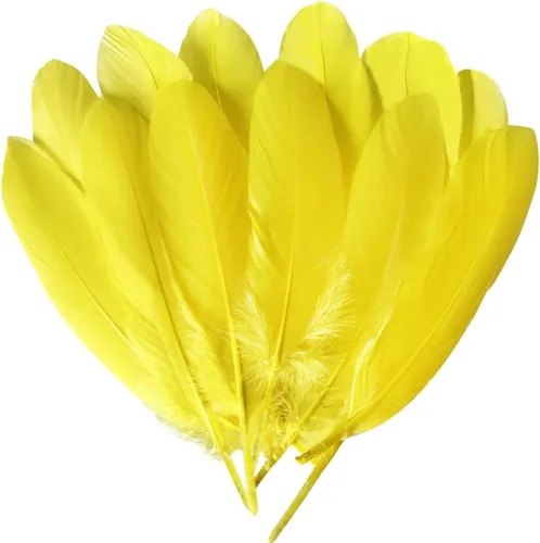 Miniatura 8 de 100 plumas de ganso marrón de 6 a 8 pulgadas para decoración de otoño, manualidades, ropa de cosplay, sombreros, accesorios, atrapasueños, Café