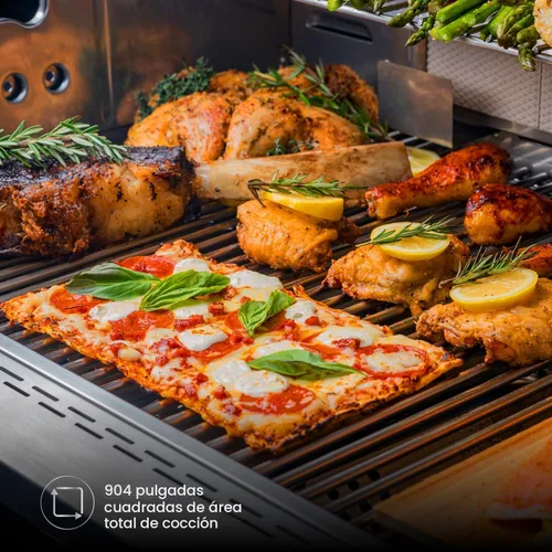Miniatura 4 de Spire Cabezal de Isla de Parrilla de Gas Empotrada Premium de 6 Quemadores, Parrilla de Propano de Acero Inoxidable de 36 Pulgadas con Quemador