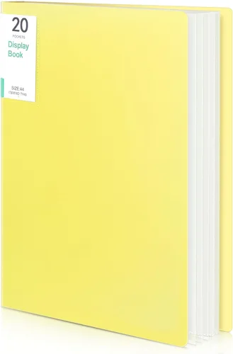 Miniatura 11 de Organizador de carpeta portafolio de 60 bolsillos Phyxin, protectores de hojas para carpeta de 8.5" x 11", carpeta de plástico que muestra 120 Blanco