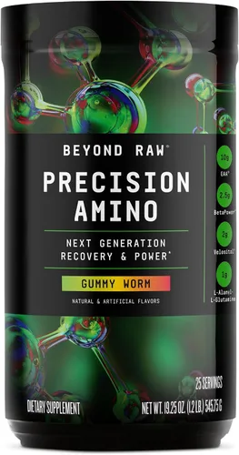 Miniatura 9 de BEYOND RAW Amino de precisión Fórmula de aminoácidos de recuperación y potencia Combustible los músculos Mejora la hidratación Manzana