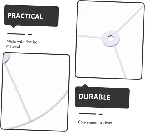 Miniatura 6 de Uonlytech Marco de luz de techo para lámpara de bricolaje, soportes para pantalla de lámpara, accesorios de luz