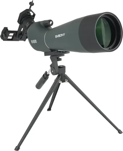 SVBONY SV28 20-60x80 Nueva Versión Alcance de Observación para Tiro al Blanco, Alcance de Observación de Largo Alcance con Adaptador de Teléfono y