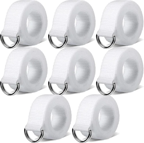 Miniatura 8 de Seematn Web - Cinturón de fútbol de 52 pulgadas, cinturón de fútbol con anillo en D para hombres, mujeres, jóvenes, niños y niñas Azul