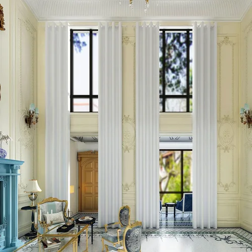 Miniatura 8 de Cortinas opacas para sala de estar y dormitorio, cortinas con aislamiento térmico para oscurecer la habitación, cortinas de techo alto, 72-240