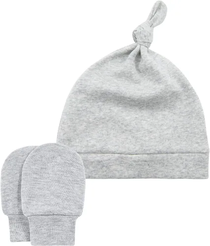 Miniatura 4 de Conjunto de gorro y manoplas para bebé, gorro de bebé para recién nacido, gorro de invierno