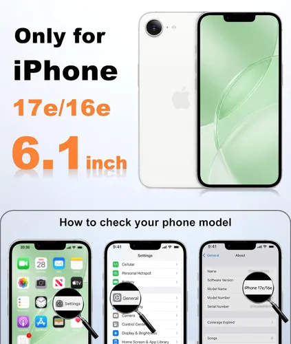 Miniatura 735 de FNTCASE Funda para iPhone 17 Pro: Fundas delgadas translúcidas de color azul claro compatibles con MagSafe, protección completa de la cámara