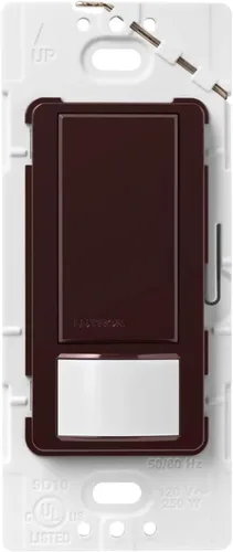 Miniatura 21 de Lutron Maestro Interruptor de luz con sensor de movimiento para interiores para baño, garaje, lavandería, cualquier bombilla, sensor de ocupación