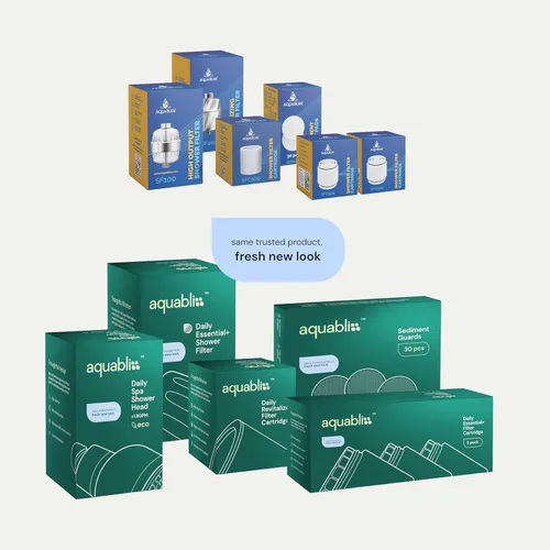 Miniatura 7 de AquaBliss Cartucho de repuesto de filtro de ducha de alto rendimiento, reduce los productos químicos y el cloro, restaura el equilibrio del pH, piel