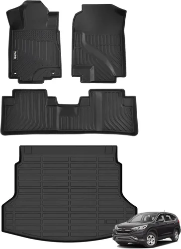 Miniatura 131 de Tapetes de piso para todo clima y forro de carga con respaldo para Chevrolet Suburban de 7 asientos 2021-2025 / GMC Yukon XL de 7 asientos