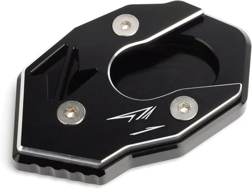 Soporte CNC Soporte lateral Placa de extensión para Kawasaki Z650 Z900 Z900RS 2017 2023 Z800 Z1000 Z1000SX 2011 2019 (color : A negro)