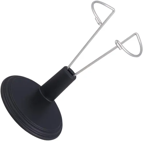 Miniatura 6 de 6 soportes de muñeca para muñeca, soporte de oso de peluche para muñeca de 5.9 in, color negro