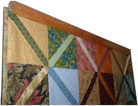 Colgador de tapicería tipo compresión de roble, tamaño y color personalizados de hasta 65 pulgadas