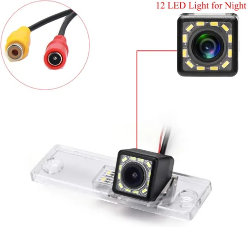 Miniatura 2 de Cámara de visión trasera de coche de 12 LED para Toyota 4Runner/Hilux Surf 2002 ~ 2010/Toyota Fortuner SW4/Toyota Innova y cámara de respaldo