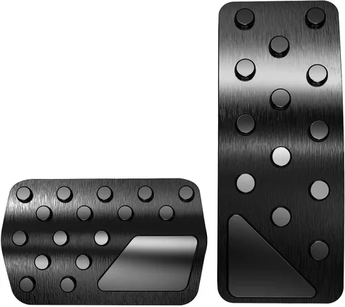 Funda de pedal de aleación de aluminio para Jeep Grand Cherokee 2011-2024 2025 Dodge Durango 2011-2024 2025 Sin perforación Fundas de pedal de freno