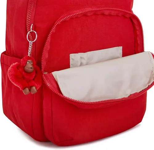Miniatura 6 de Kipling Mochila para portátil Seoul de 15 pulgadas para mujer, duradera, espaciosa, con correas acolchadas para el hombro, funda protectora