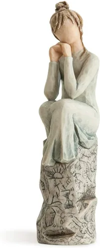 Willow Tree Paciencia, figura esculpida pintada a mano