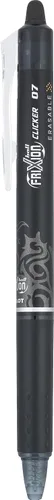 Miniatura 3 de Pilot FriXion Clicker - Bolígrafos de gel retráctiles borrables, 0.7 mm, punta fina (paquete de 6, negro/azul)