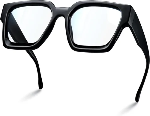 Miniatura 19 de livho Marco de gafas de gran tamaño para mujer y hombre, lentes rectangulares de moda para computadora, marco elegante *Tortuga de coco