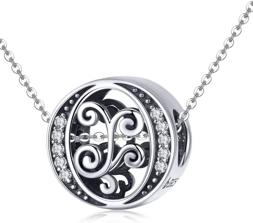Miniatura 107 de BETTY&SARAH dije de plata esterlina 925 con forma de letra, para pulseras Pandora, letra del alfabeto, joya, regalo para mujer