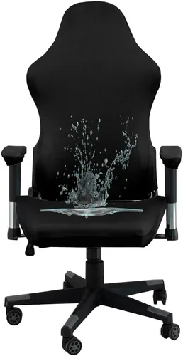 Fundas ergonómicas para silla de oficina con reposabrazos, fundas elásticas repelentes al agua para adultos, videojuegos, reclinables, carreras,