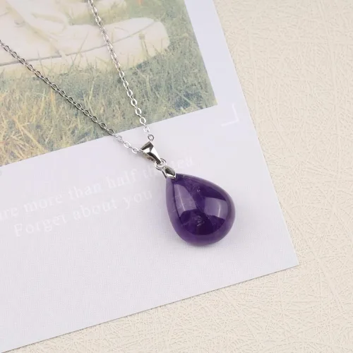 Miniatura 5 de GAVU Collar de cristal curativo de lágrima, Piedra