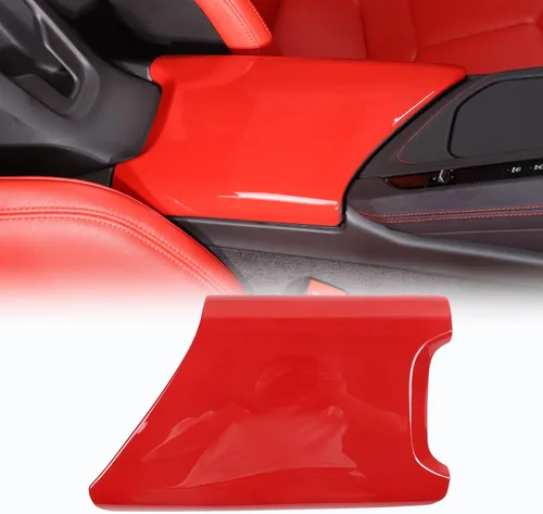 Miniatura 12 de CHEAYAR Funda para Reposabrazos de Interior de Coche, Caja de Consola Central Compatible con Chevrolet Corvette C8 2020-2023, Cubierta de Protección