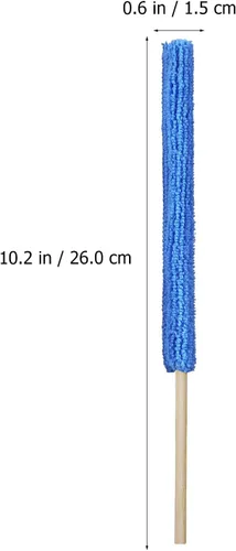 Miniatura 2 de KALLORY 12pcs Detalle Duster Palillos, Limpieza de Hendiduras de Microfibra Mini Plumero Palillos para Espacio Pequeño