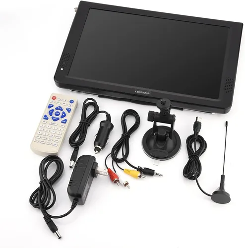 Miniatura 8 de Pomya 12 pulgadas Digital Televisión ATSC TV portátil 1080P HD HDMI reproductor de vídeo para el coche casero (EE.UU.)