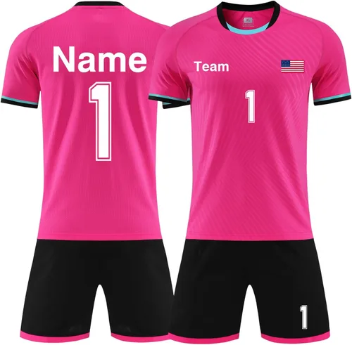 LAIFU Camisetas de fútbol personalizadas para niños, jóvenes y adultos, uniformes de fútbol personalizados con logotipo del nombre del equipo