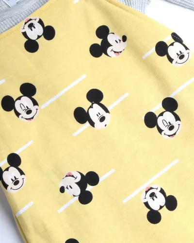 Miniatura 4 de Disney Conjunto de mono de Mickey Mouse para bebé, 2 piezas, mameluco y camisa de manga larga