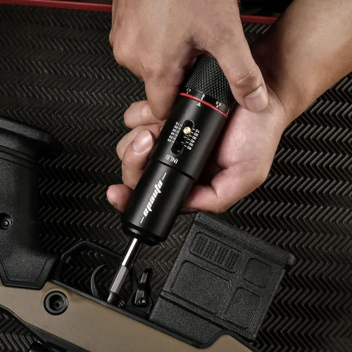 Miniatura 4 de EPAuto Destornillador manual para armas de fuego Engranajes de bicicleta, 10-65 pulgadas/Lbs - 10 bits, negro