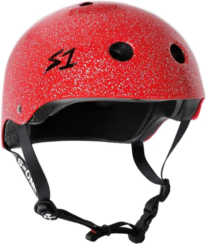 Miniatura 39 de Casco S1 Lifer para patinaje en monopatín, BMX y patinaje sobre ruedas Brillo rosa intenso