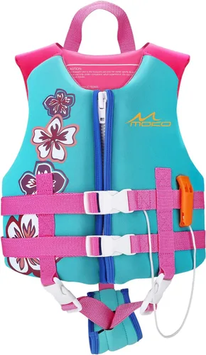 Miniatura 16 de MoKo Swimming Vest for Kids 20-30-50-77 lbs, Children Swim Vests Water Activity Equipment Cute Pattern Watersports Swimming Device for Toddlers Boys