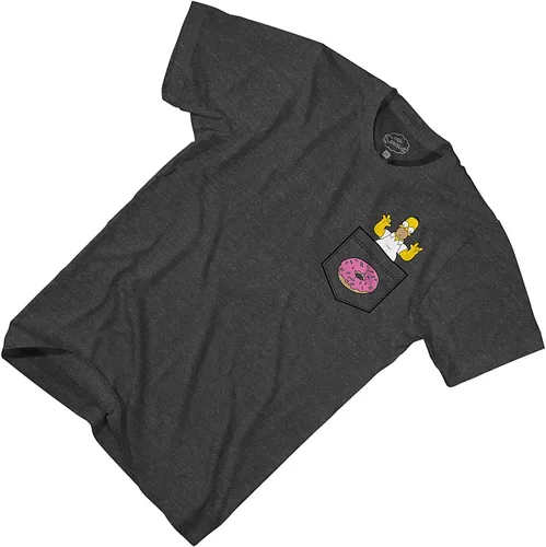 Miniatura 4 de The Simpsons Camiseta con logotipo de Krusty The Clown para hombre con logotipo de Krusty Burger