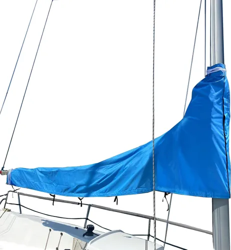 Miniatura 10 de SavvyCraft Cubierta Impermeable de Botavara de Vela Mayor, Cubierta de Vela Mayor para Velero 600D de Servicio Pesado con Protección UV Resistente a