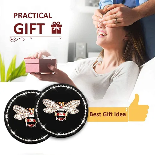 Miniatura 6 de Inserto de Portavasos Brillante - Posavasos de Silicona Antideslizante de 2.95 pulgadas a Prueba de Golpes, Accesorios Universales de Moda
