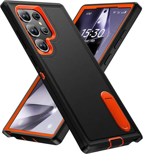 Miniatura 11 de BaHaHoues - Funda para Samsung Galaxy S22 con patas de apoyo incorporadas, cubierta protectora a prueba de golpes/polvo/caídas de grado militar